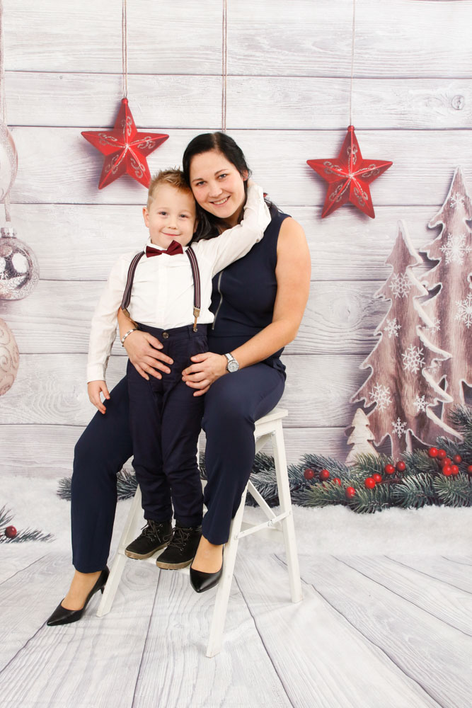 Weihnachtsshooting Potsdam – Familienfoto mit Magda in der ACTivity