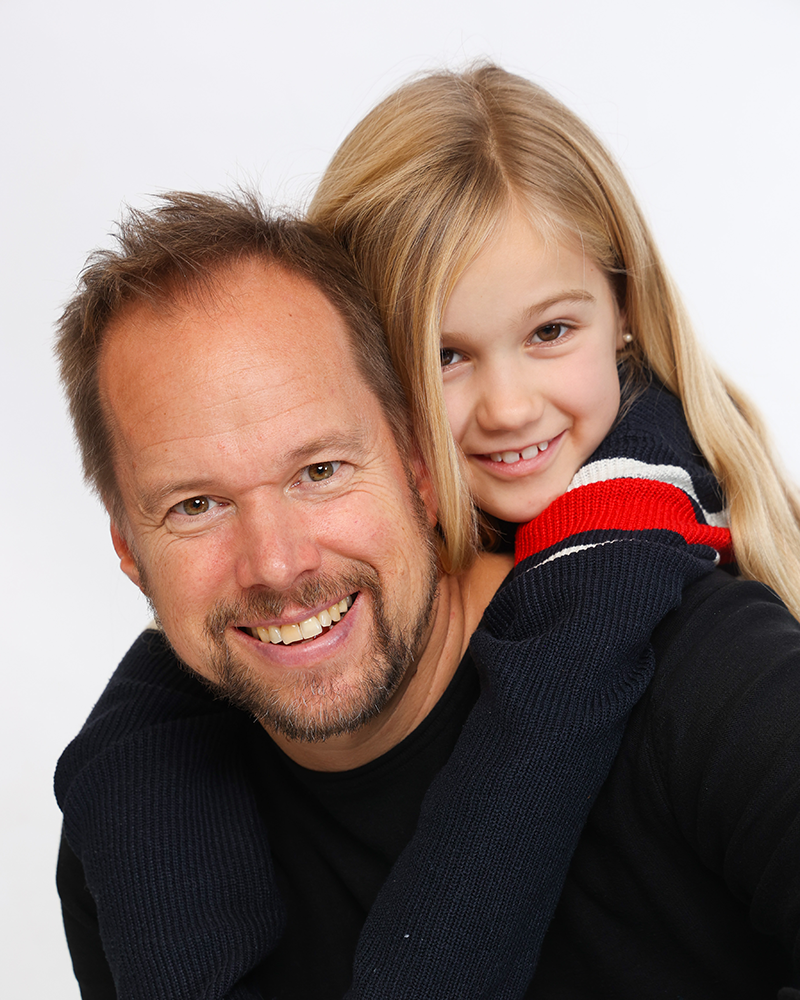 Familienshooting im Fotostudio Hamburg-Wandsbek – Papa und Tochter