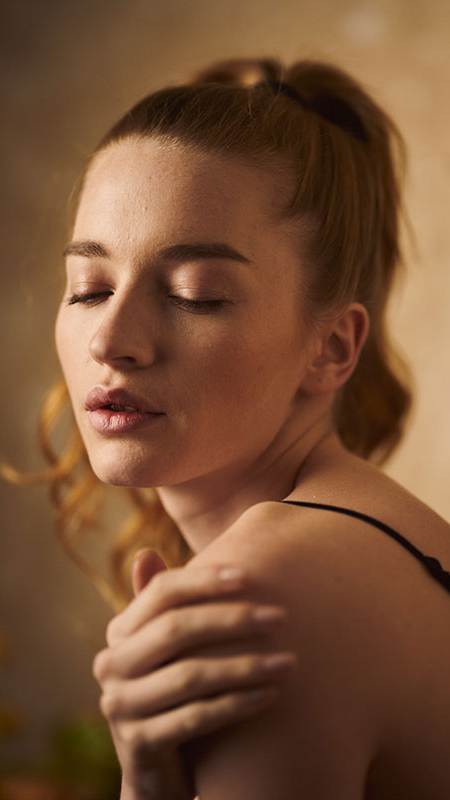 Fine-Art-Shooting Hamburg - kunstvolles Porträt im Hochformat
